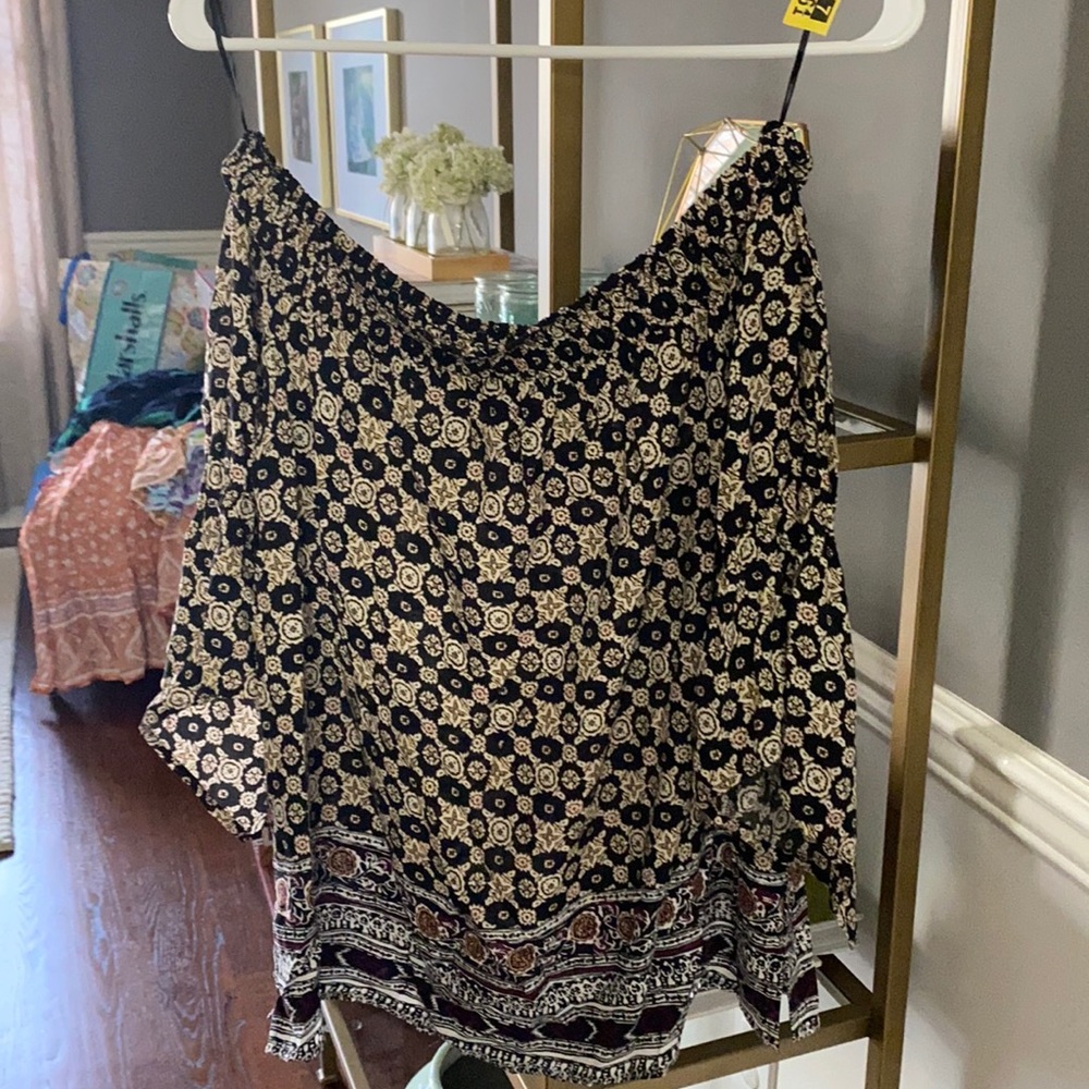 Express off the shoulder shirt